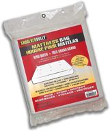 shoulder dolly heavy duty mattress bag (king, 2mil) - protect your mattress during storage and moving – m2020 logo