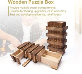 img 1 attached to 🧩 Engaging Wooden Compartment Puzzles for Toddlers - A Perfect Brain-Teasing Experience