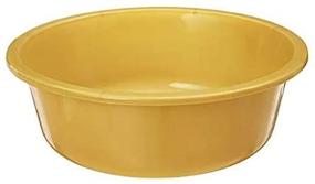 img 3 attached to 🚿 Gold Plastic Round Wash Basin 6 Quart (2 Pack): Convenient and Versatile