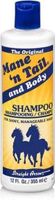 img 4 attached to 💦 Mane 'n Tail & Body Shampoo 12 oz for Shiny & Manageable Hair - White (MNT543216) - Enhanced SEO
