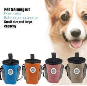 img 2 attached to 🐶 2PCS Dog Treat Pouch - Convenient Bag for Training Dogs, Carrying Treats, Toys & Poop Bags