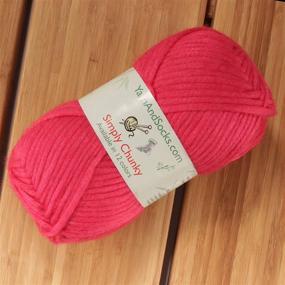 img 3 attached to 🧶 JubileeYarn Simply Chunky Yarn - Hot Pink - Bulky Acrylic - 2 Skeins