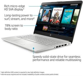 img 3 attached to 💻 HP 14-inch Ryzen 3 Laptop-Silver, 4GB RAM, 128GB SSD (Google Classroom Compatible)