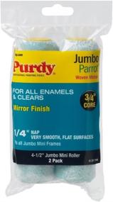 img 3 attached to 🖌️ Purdy Jumbo Mini Parrot Roller Replacements, 2-Pack, 4.5" x 0.25" nap