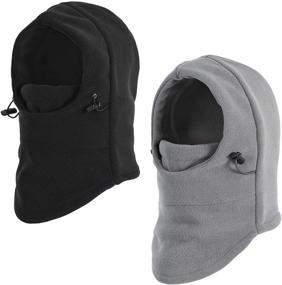 img 4 attached to ❄️ Windproof Kids Balaclava for Winter - Essential Toddler Boys' Cold Weather Accessories