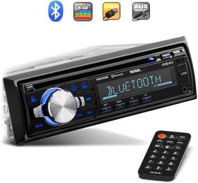 img 4 attached to SDC26B Car Stereo by Sound Storm Laboratories - Single Din, Bluetooth Audio, Hands-Free Calling, Built-in Mic, MP3 Player, CD, USB Port, AUX Input, AM/FM Receiver, Wireless Remote Control
