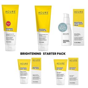 img 3 attached to 🌱 ACURE Brightening Starter Kit: 100% Vegan for a Brighter Appearance - Facial Scrub, Super Greens Serum, Cleansing Gel, Day Cream & Night Cream