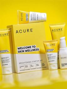 img 4 attached to 🌱 ACURE Brightening Starter Kit: 100% Vegan for a Brighter Appearance - Facial Scrub, Super Greens Serum, Cleansing Gel, Day Cream & Night Cream