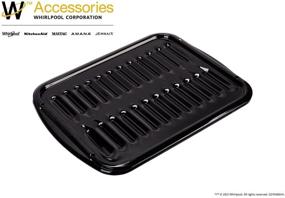 img 3 attached to Whirlpool 4396923 Porcelain Broiler Black