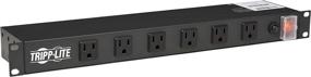 img 4 attached to 💡 Tripp Lite RS1215-RA Rackmount Network-Grade PDU Power Strip, 12 Outlets Wide-Spaced with Right Angles, 15A, 15ft Cord and 5-15P Plug, Black