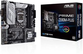 img 4 attached to 💻 ASUS Prime Z590M-PLUS LGA 1200 (Intel 11th/10th Gen) microATX Motherboard with PCIe 4.0, 10 Power Stages, 3X M.2 Slot, Thunderbolt 4 Header, 1Gb LAN, SPI-TPM Header, M.2 Socket - Key E Wireless, and Aura Sync RGB