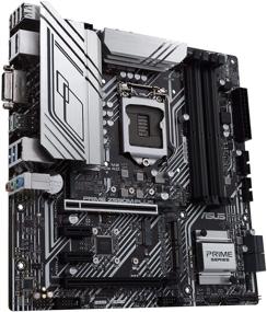 img 1 attached to 💻 ASUS Prime Z590M-PLUS LGA 1200 (Intel 11th/10th Gen) microATX Motherboard with PCIe 4.0, 10 Power Stages, 3X M.2 Slot, Thunderbolt 4 Header, 1Gb LAN, SPI-TPM Header, M.2 Socket - Key E Wireless, and Aura Sync RGB