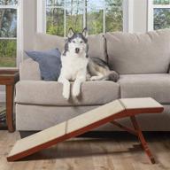 🛋️ petsafe cozyup dog sofa ramp - folding wood dog ramp for couches and sofas - indoor pet ramp with non-slip carpet, holds up to 100 lb - easy storage & couch access for dogs and cats logo