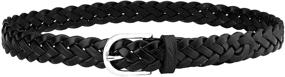 img 1 attached to 👩 Stylish Stainless Steel Braided Leather Women's Accessories and Belts by Falari