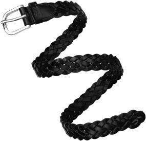 img 2 attached to 👩 Stylish Stainless Steel Braided Leather Women's Accessories and Belts by Falari