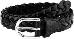 img 3 attached to 👩 Stylish Stainless Steel Braided Leather Women's Accessories and Belts by Falari