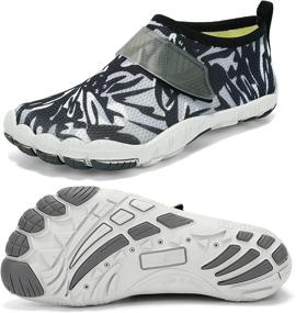 img 4 attached to Racqua Athletic Drying Lightweight Green 2 5 Boys' Shoes ~ Outdoor