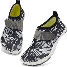 img 3 attached to Racqua Athletic Drying Lightweight Green 2 5 Boys' Shoes ~ Outdoor