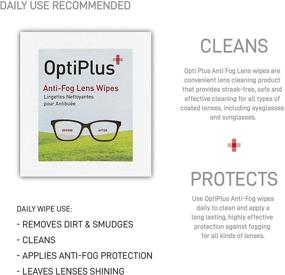 img 1 attached to 👓 Enhanced Clarity Guaranteed: OptiPlus Anti Fog Lens Wipes - Say Goodbye to Foggy Lenses!