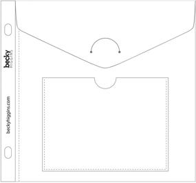 img 1 attached to 📦 American Crafts 380028 Project Life Envelope Pages - 6x6 Size, Pack of 5