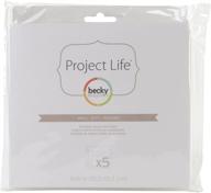 📦 american crafts 380028 project life envelope pages - 6x6 size, pack of 5 logo