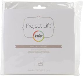 img 2 attached to 📦 American Crafts 380028 Project Life Envelope Pages - 6x6 Size, Pack of 5