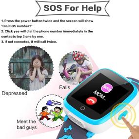 img 1 attached to 🎁 HuaWise Smart Watch for Kids - HD Touch Screen Game Watch, Waterproof Kids Smartwatch with Music Player, Durable Camera, Alarm Clock - Perfect Birthday Gift