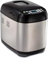 hamilton beach artisan & gluten-free bread maker: 2 lbs capacity, 14 settings, stainless steel - black & stainless (29885) логотип