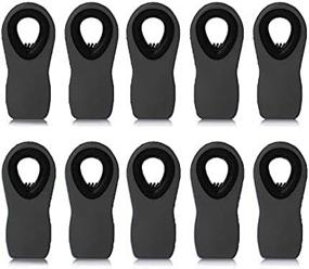 img 1 attached to 🖇️ Efficient Magnetic Clip for Food Storage: Black (Pack of 10)