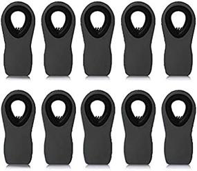 img 3 attached to 🖇️ Efficient Magnetic Clip for Food Storage: Black (Pack of 10)