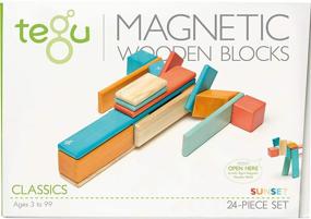img 4 attached to Magnetic Wooden Sunset: 🌅 Discover the Magical Pieces of Tegu!