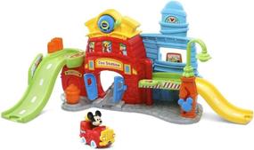 img 4 attached to 🚗 VTech Mickey Slides Station on Wheels