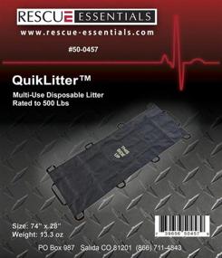 img 1 attached to 🚑 Rescue Essentials Quik Litter 50 0457: A Must-Have for Rapid Medical Evacuations