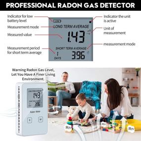 img 2 attached to Radon Detector for Home – Portable Radon Meter, Long & Short Term Monitor, Rechargeable Battery Powered – Complete Radon Test Kit