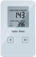 radon detector for home – portable radon meter, long & short term monitor, rechargeable battery powered – complete radon test kit логотип