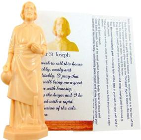 img 1 attached to 🏡 Sell Your Home with the Powerful Saint Joseph Statue: Card and House Prayer Complete Set