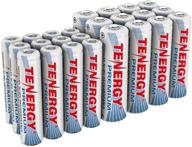 🔋 tenergy premium nimh rechargeable battery combo, 12xaa and 12xaaa high capacity batteries, 24 pack logo