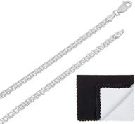 чистка ожерелья bismark из стерлингового никеля без содержания никеля логотип
