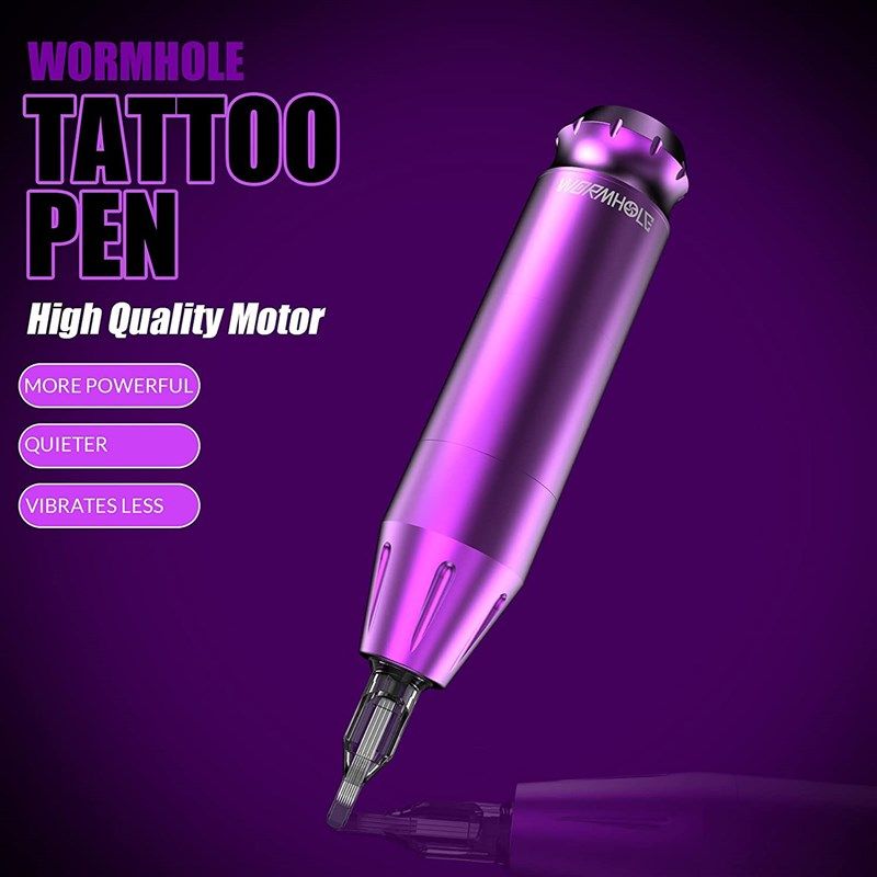 Wormhole Tattoo Supply LED Wireless Tattoo Pen Machine  Tattoo Kits Tattoo  machines Tattoo supplies丨Wormhole Tattoo Supply