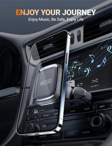 img 3 attached to 📱 TORRAS Magnetic CD Slot Phone Holder: Stable & Military-Grade Car Mount for All Phones