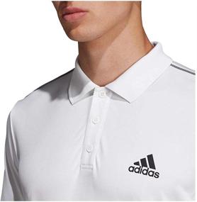 img 1 attached to Adidas 3 Stripes Tennis Shirt Black Men's Clothing