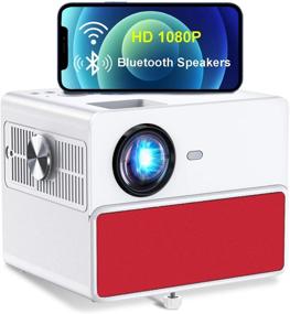 img 4 attached to 🎥 Portable Movie Projector with HiFi Speaker - Native 1080P WiFi Bluetooth & 4K 7500L Mini Video Protectors Compatible with TV Stick HDMI VGA USB TF AV for Home Theater/Outdoor Cinema | Towond