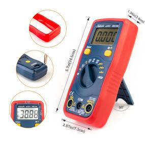 img 1 attached to 🔋 AstroAI Digital Multimeter - Auto-Ranging/Ohmmeter Tester with Non-Contact Voltage Function - Accurate Measurements of Voltage, Current, Amp, Resistance, Capacitance - for 1.5v/9v/12v Batteries