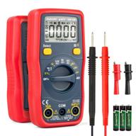 🔋 astroai digital multimeter - auto-ranging/ohmmeter tester with non-contact voltage function - accurate measurements of voltage, current, amp, resistance, capacitance - for 1.5v/9v/12v batteries logo