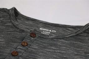 img 2 attached to Mason Co Casual T Shirt Heather Men's Clothing in Shirts