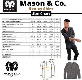 img 1 attached to Mason Co Casual T Shirt Heather Men's Clothing in Shirts