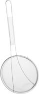 🍴 winco 6-inch stainless steel strainer: fine mesh for medium filtering logo