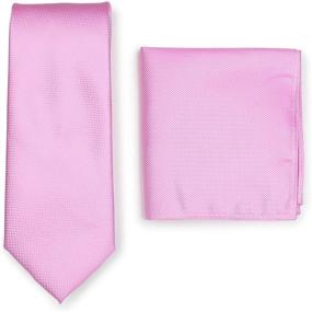 img 4 attached to Bows N Ties Necktie Pocket Square Microtexture Men's Accessories for Ties, Cummerbunds & Pocket Squares