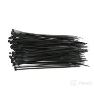 img 1 attached to 🔗 Versatile Cable Management Solution: Cable Matters Combo Pack of 200 Self-Locking Nylon Cable Ties in Assorted Lengths (6+8+12-Inch) - Black and White Colors included review by Barbara Simmons