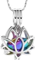 imrsanl cremation jewelry ashes lotus colorful logo
